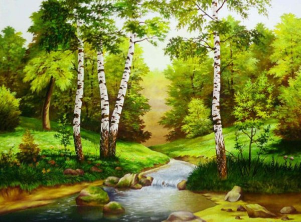 Аж-1821 горный ручей