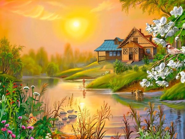 Художник Цыганов Виктор Захарович чарующие пейзажи