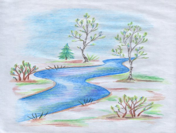 Весенние ручьи Тютчев