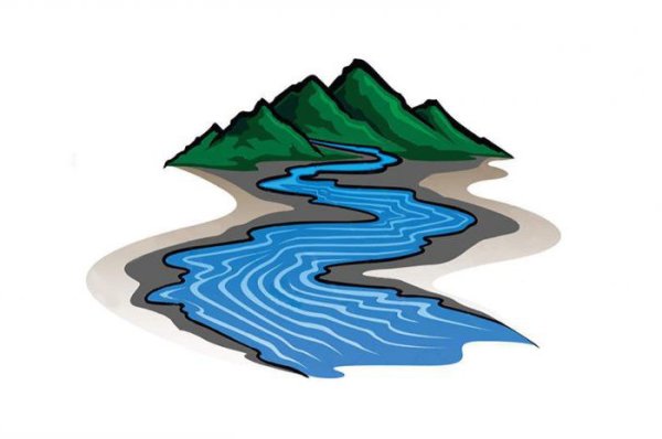 Весенний пейзаж цветными карандашами