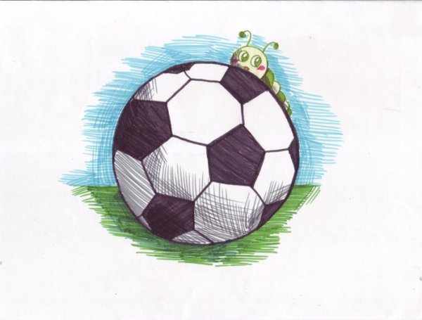 Футболист иллюстрация