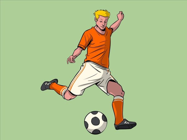 Футбол мультяшный