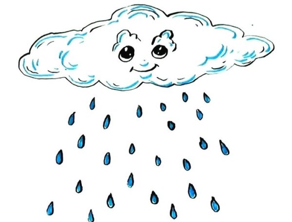 Дождь рисунок