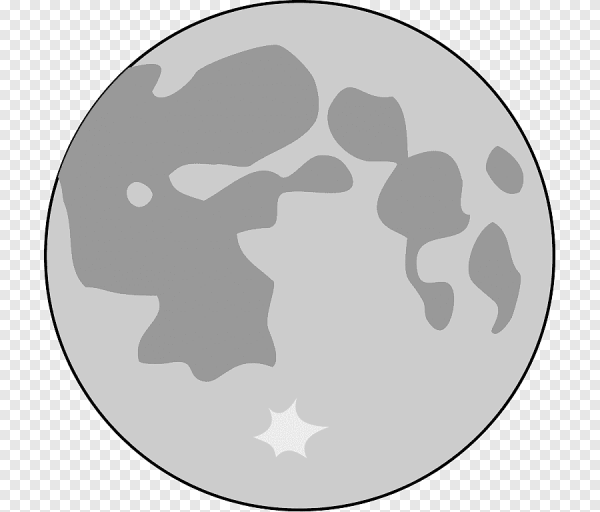 Луна вектор