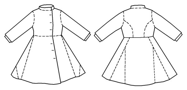 Кафтан рисунок