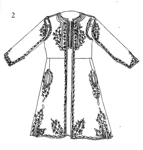 Кафтан рисунок