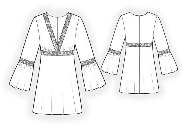 Технический эскиз туники