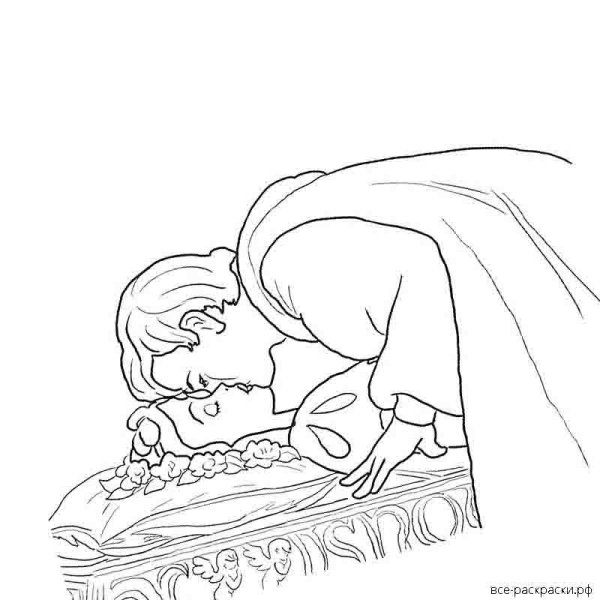 Спящая красавица Царевна Жуковского