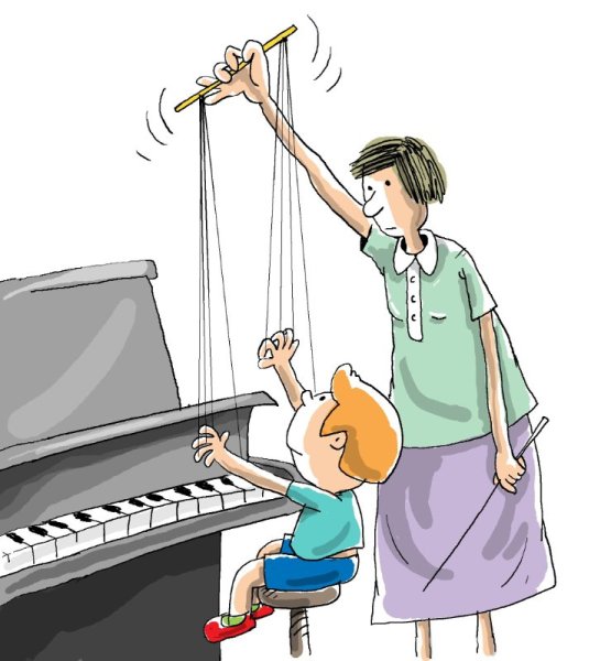 Нотный стан с бабочками