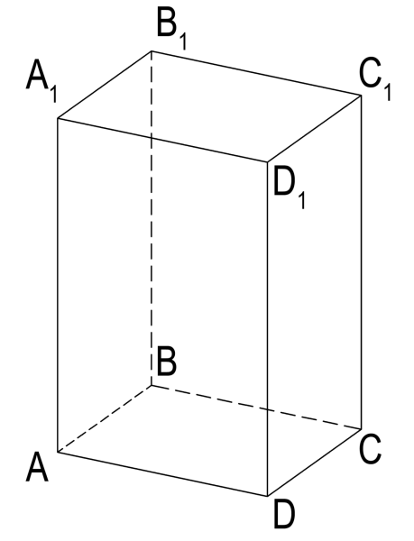 В прямоугольном параллелепипеде abcda1b1c1d1