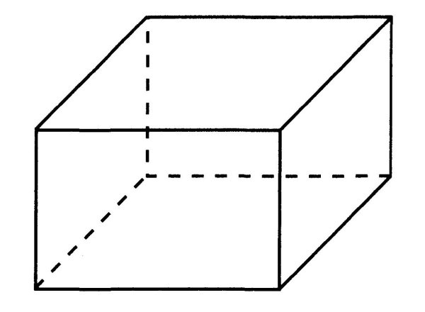 Изображение прямоугольного параллелепипеда