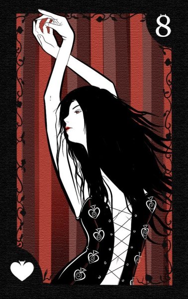 Фэшн иллюстрации игральные карты