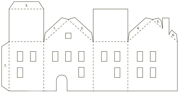 Домик из бумаги