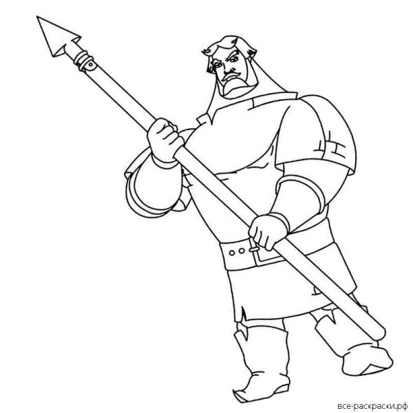 Александр Невский для срисовки