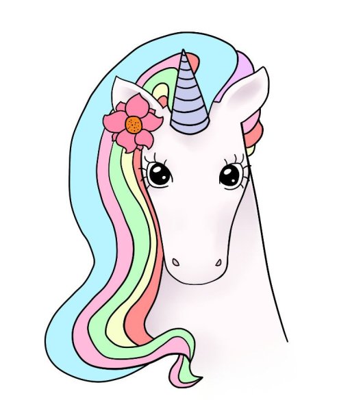 Мордочка единорога