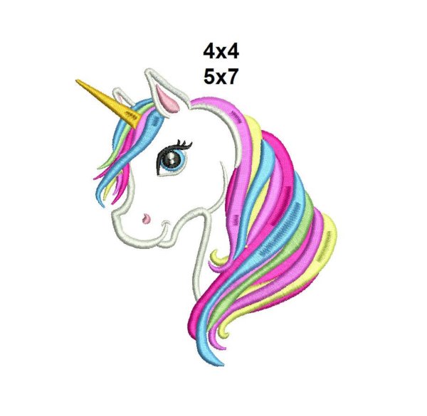 Голова единорога для печати