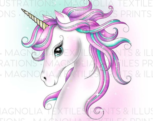 Голова единорога