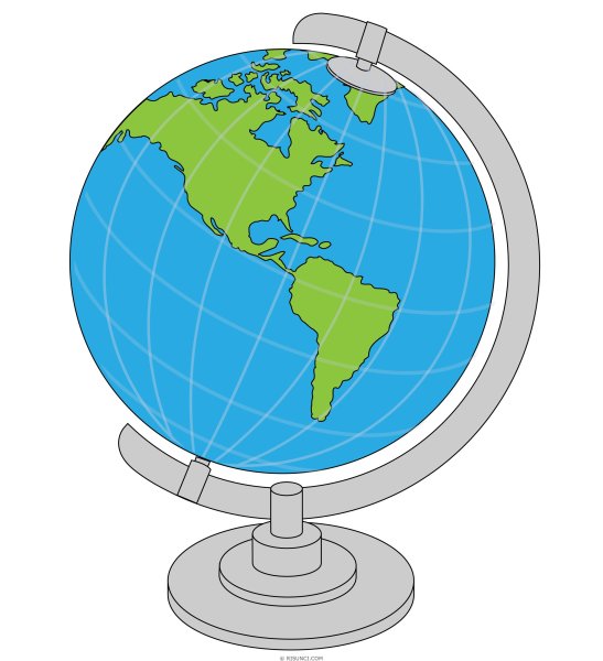 Глобус рисовать