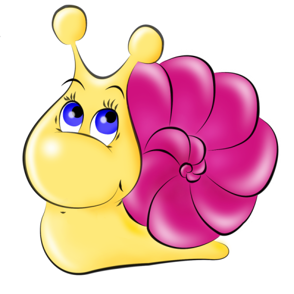 Улитка мультяшная