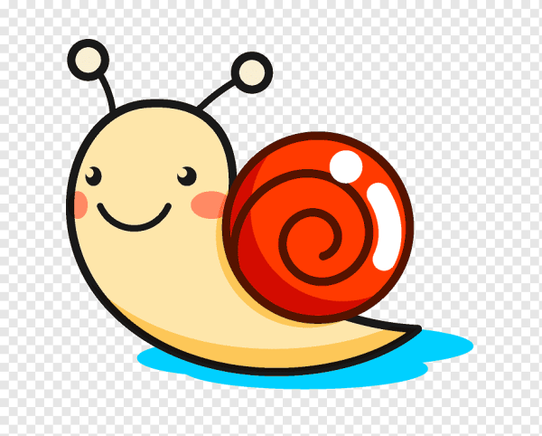 Улитка мультяшная