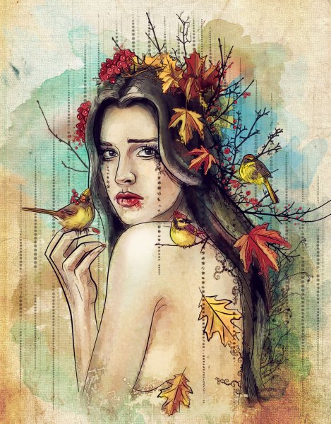 Рут Сандерсон картины Фея осени