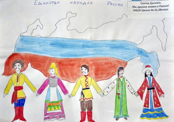 Портрет многонациональной Росси