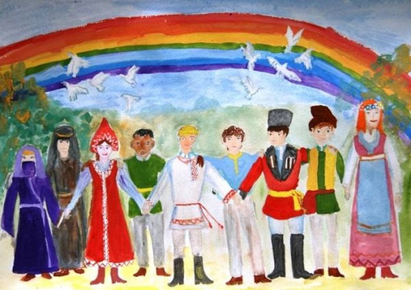 Рисунок ко Дню единства