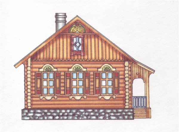 Домик Теремок из сказки Теремок