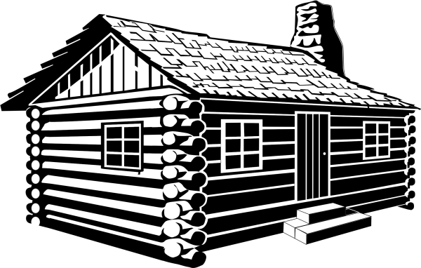 Избушка силуэт