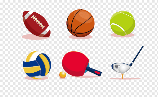 Спортивный инвентарь мультяшный