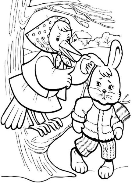 Заяц хваста русская народная сказка