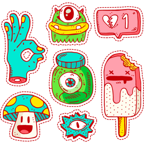 Необычные Стикеры