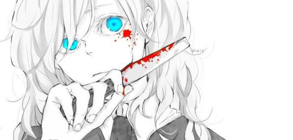 Парни нож в спине аниме