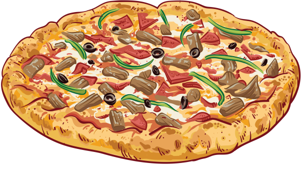 Пицца мультяшная