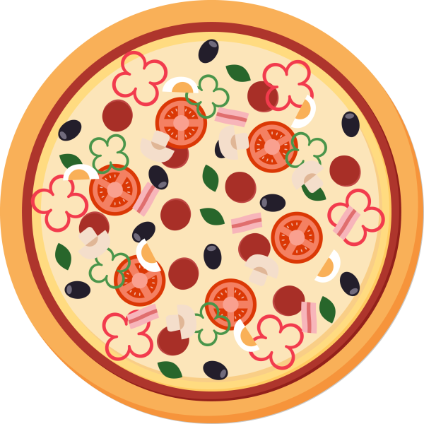 Пицца мультяшная