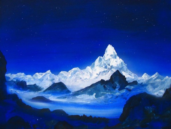 Картина горные вершины Лермонтов