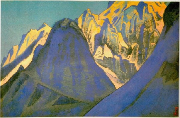 Рерих Гималаи горные вершины