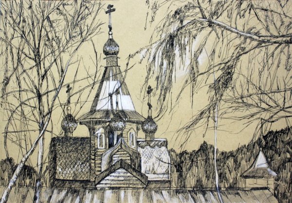 Пейзаж в графике