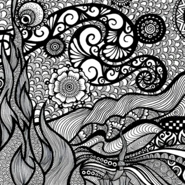 Узоры гелевой ручкой