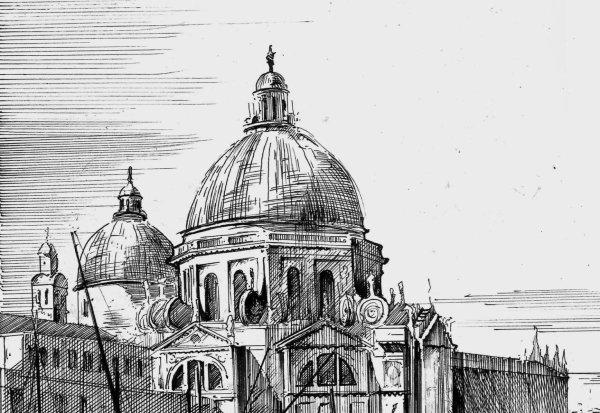 Храм гелевой ручкой