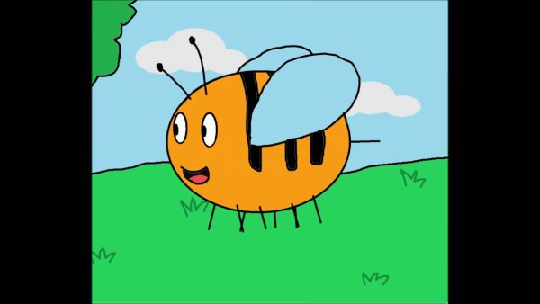 Полёт шмеля рисунок