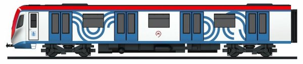 Вагон метро Русич вид сбоку