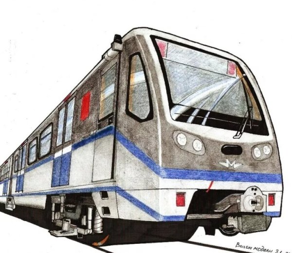 Метро рисунок