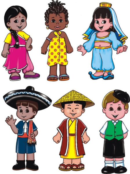 Дети разных народов для детей