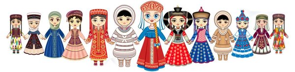 Национальные костюмы разных национальностей