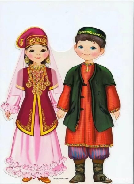 Национальный костюм народов Башкортостана костюм Татаров