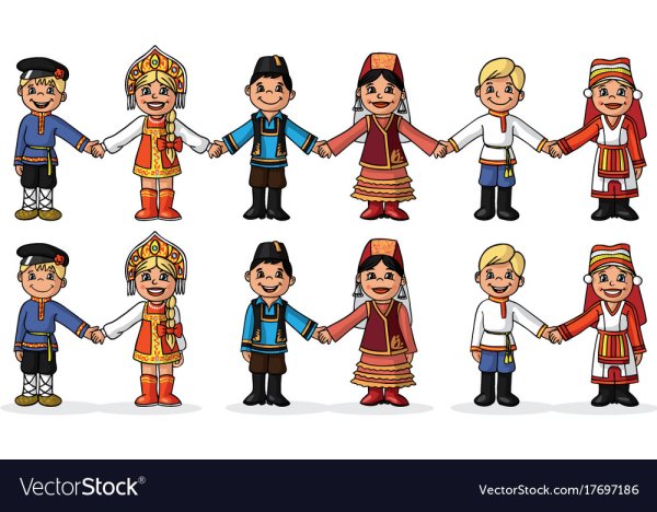 Рисунок на тему народы России