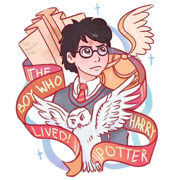 Гарри Поттер рисунок