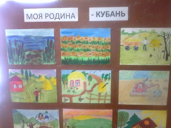 Рисунок на тему Кубань моя Родина