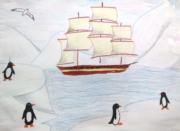 Антарктида рисунок